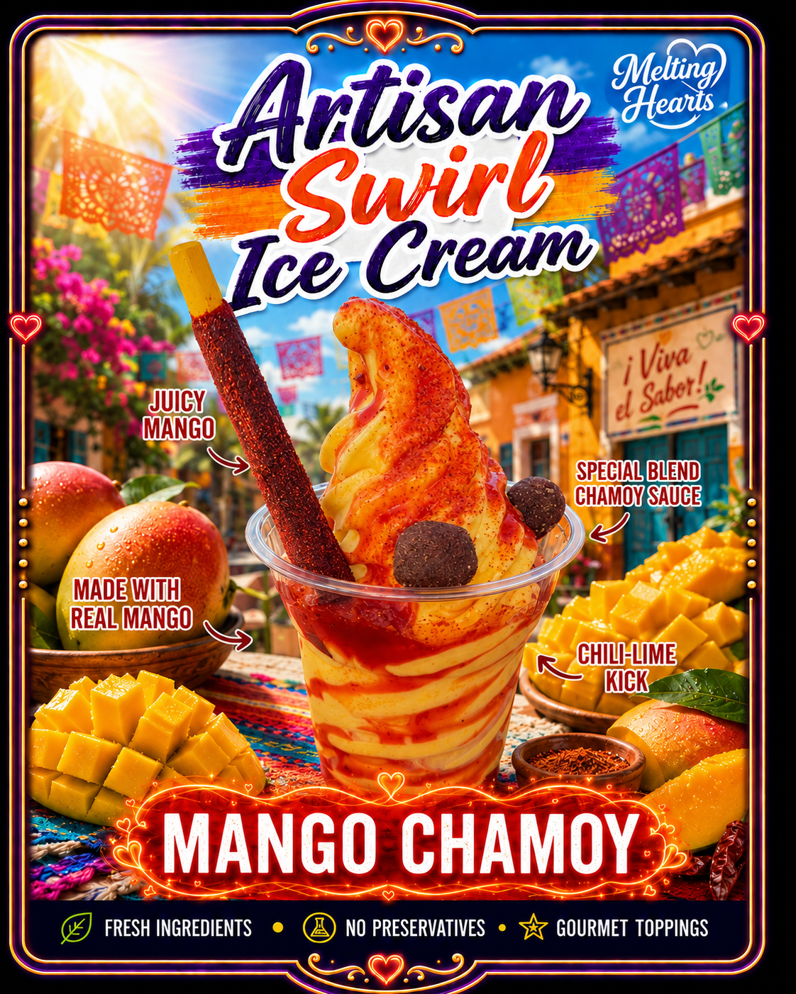 Mango Chamoy Sundae
