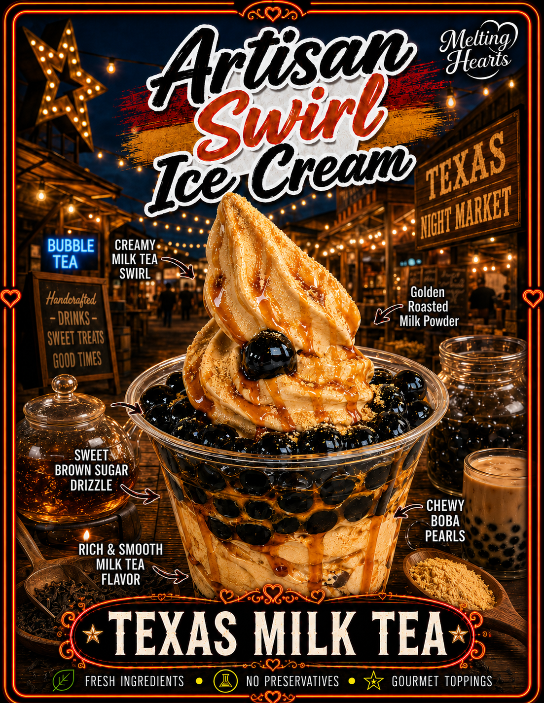 Texas Milk Tea Sundae